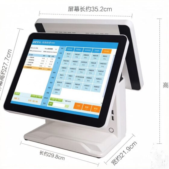 J1900 I3 I5 Optional 15 15.6 Inch Quad Core Touch Screen Cash Register Machine Computers All in One POS