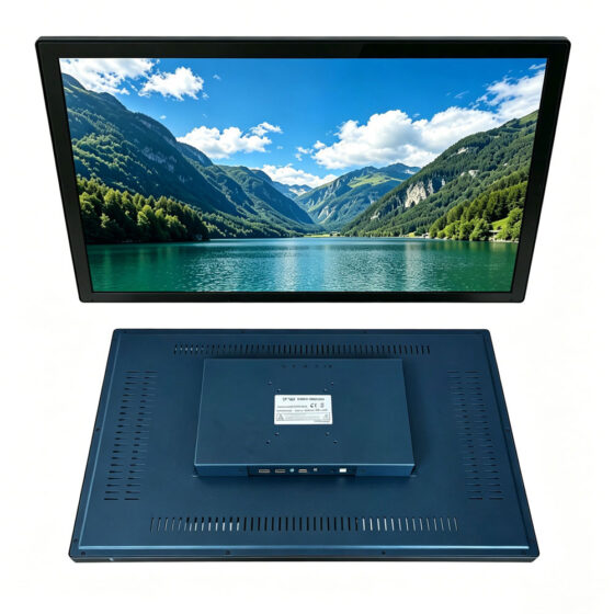 21.5 Inch Super Thin Aluminum Alloy IP65 Industrial Touch Monitor